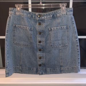 Ann Taylor Loft Size 6 Denim Skirt